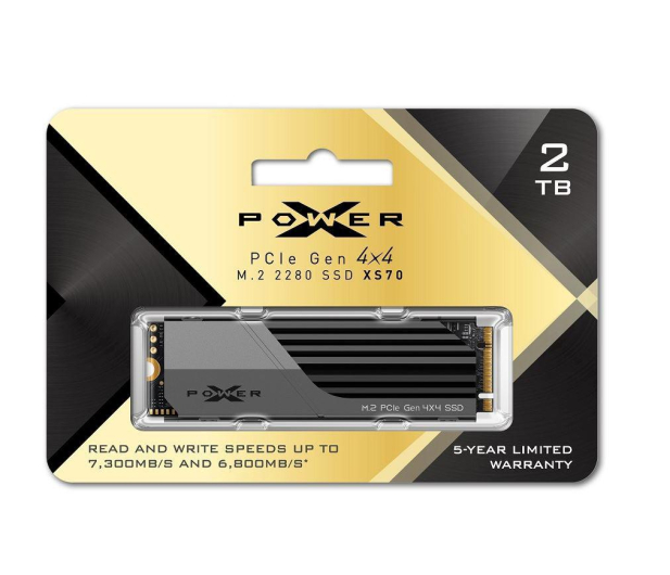 Silicon Power 2TB M.2 PCIe Gen4 NVMe XS70 Heatsink - 1053791 - zdjęcie 4